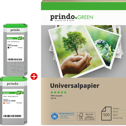 Prindo Green XL Schwarz / mehrere Farben Value Pack