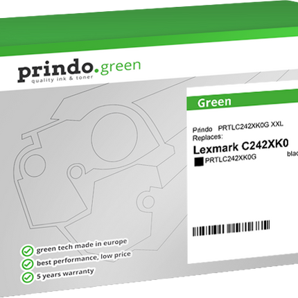 Prindo Green XXL Schwarz Toner