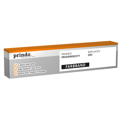 Prindo PRIO09002311 Farbband Schwarz (MC25220)