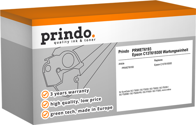 Prindo PRWET6193 Wartungseinheit