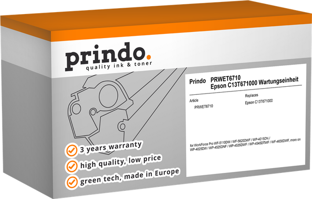 Prindo PRWET6710 Wartungseinheit