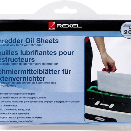 Rexel Ölblätter für Aktenvernichter