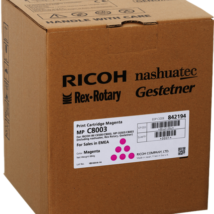 Ricoh C8003M Magenta Toner