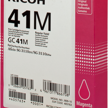 Ricoh Gel Patrone GC41MHC Magenta