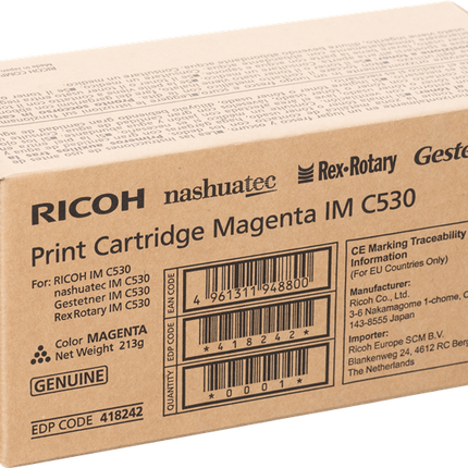 Ricoh IM C530M Magenta Toner