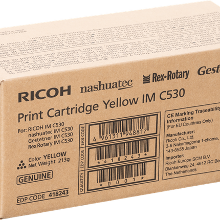 Ricoh IM C530Y Gelb Toner