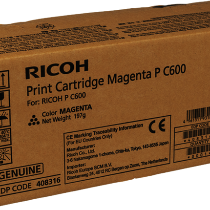 Ricoh P C600M Magenta Toner