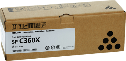 Ricoh SP C360XBK Schwarz Toner