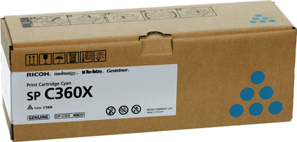 Ricoh SP C360XC Cyan Toner