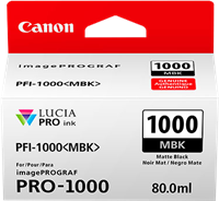 Canon PFI-1000mbk Schwarz (Matt) Druckerpatrone