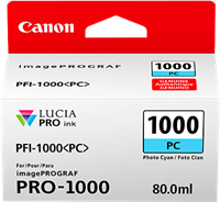 Canon PFI-1000pc Cyan (Foto) Druckerpatrone