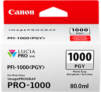 Canon PFI-1000pgy Graufoto Druckerpatrone
