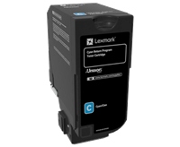 Lexmark 74C20C0 Cyan Toner