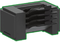 Lexmark 50G0852 4-Bin Mailbox Ausgabefach Schwarz