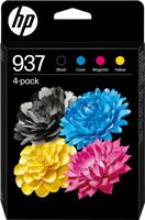 HP 937 Multipack Schwarz / Cyan / Magenta / Gelb