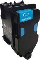 Konica Minolta TNP-80C Cyan Toner