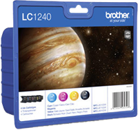 Brother LC-1240 Multipack Schwarz / Cyan / Magenta / Gelb