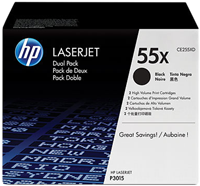 HP 55X Multipack Schwarz