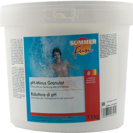 Summer Fun pH-Minus Granulat - 7,5 kg