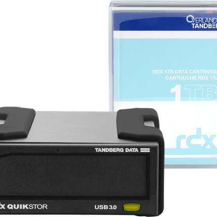 Tandberg Data RDX-Externes-Laufwerk-Kit 1TB Festplatte Schwarz