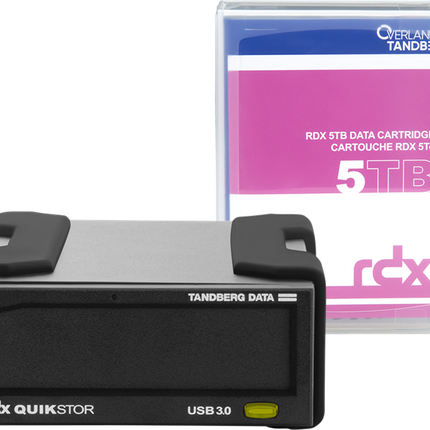 Tandberg Data RDX-Externes-Laufwerk-Kit 5TB Festplatte Schwarz