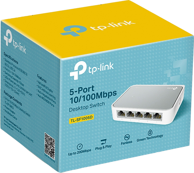 TP-Link 5-Port-Gigabit-Desktop-Switch Weiss