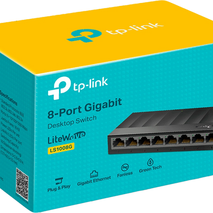 TP-Link 8-Port-Gigabit-Desktop-Switch Schwarz