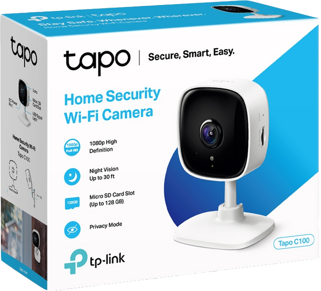 TP-Link Tapo C110 Überwachungskamera Weiss / Schwarz
