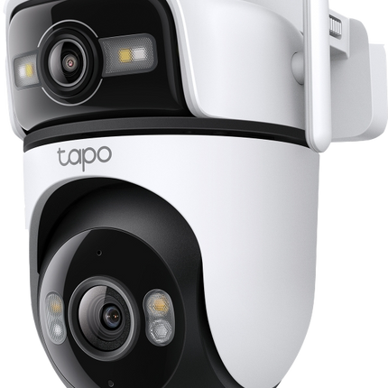 TP-Link Tapo C545D Überwachungskamera, Dual-Objektiv Weiss