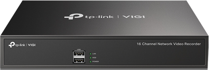 TP-Link VIGI NVR1016H Netzwerk-Videorekorder Schwarz