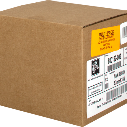 Zebra 800132-002 Schwarz Farbband 2300 WAX