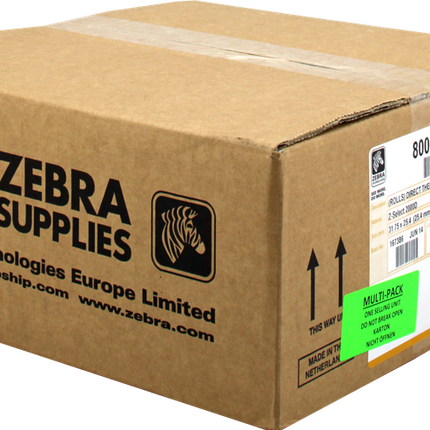 Zebra Z-Select 2000D Thermoetiketten 31,75mm x 25,4mm Weiss